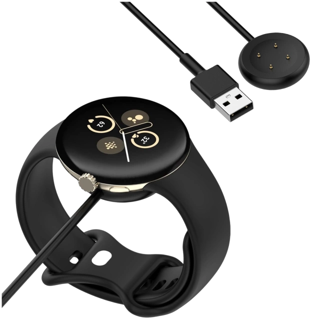 Nabíjací kábel pre inteligentné hodinky pre hodinky Google Pixel Watch 3 (41 mm, 45 mm) / 2 / Fitbit Ace LTE, USB