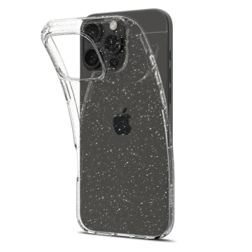 Puzdro na iPhone 16 Pro Spigen Liquid Crystal ochranné puzdro na telefón Glitter Crystal