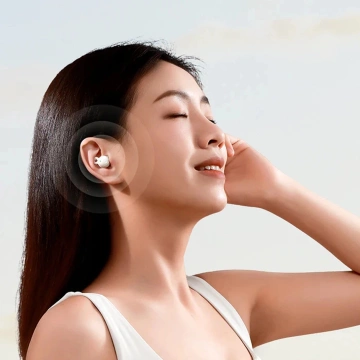 Компактні бездротові навушники-вкладиші Joyroom JR-TS3 білого кольору