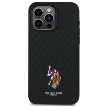 Etui do iPhone 15 Pro Max US Polo Embroidered DH Color Czarne