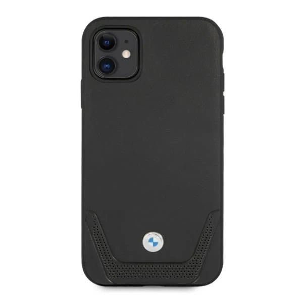 Etui BMW BMHCN61RSWPK do Apple iPhone 11/XR pevné puzdro kožené perforované