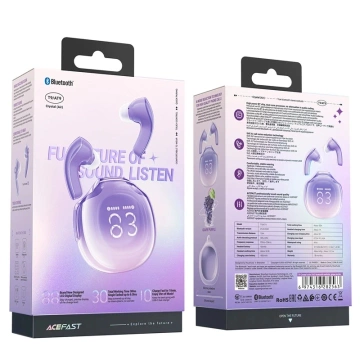 Acefast T9 Bluetooth 5.3 In-Ear Wireless Headphones - Purple