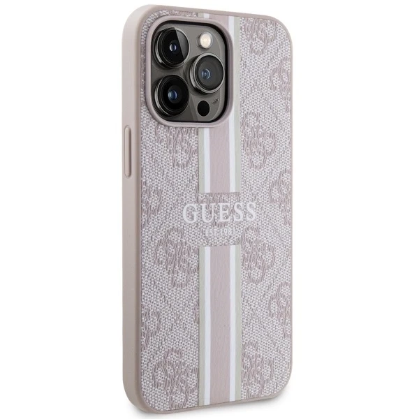 Etui Guess GUHMP13XP4RPSP na iPhone 13 Pro Max 6,7" pevné puzdro 4G Printed Stripes MagSafe