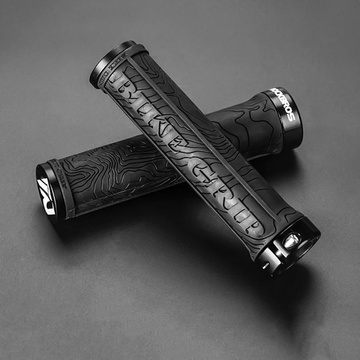 Grips bicycle grips handlebar grips ergonomic for bike Rockbros 2018-14ABK Black [2pcs]