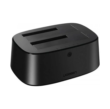 Док-станція Ugreen CM198 50857 з USB 3.0 для SATA 2.5" 3.5" SSD HHD Блок живлення EU - Чорний