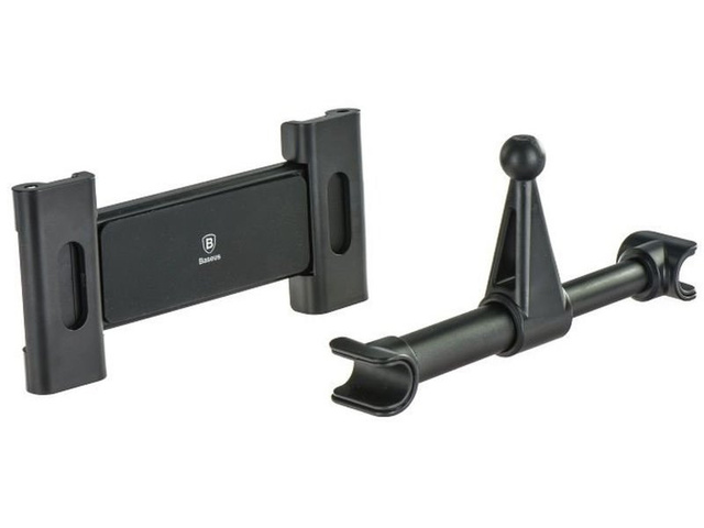 Чорний автомобільний тримач Baseus Backseat для підголівника