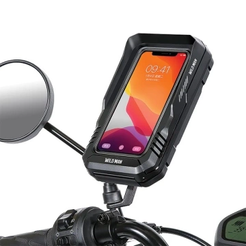 WILDMAN FK3 Bike Handlebar Bag Waterproof Black