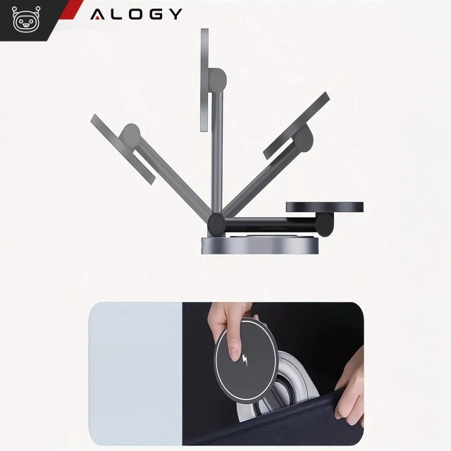 HUB splitter Alogy Adaptér pro počítačový notebook s USB-C na 3x USB-A 2.0 1x USB-A 3.0 šedý