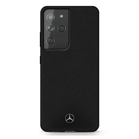 Чохол Etui Mercedes MEHCS21LSILBK для Samsung Galaxy S21 Ultra G998 Silicone Line