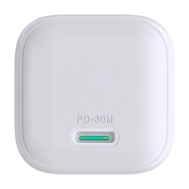 Joyroom JR-TCG15 Mini 30W GaN nabíjačka Rýchla USB-C Biela