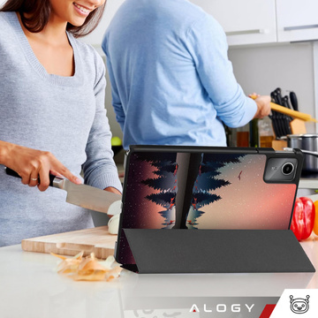 Puzdro pre Lenovo Tab M11 10,95" TB330FU / TB330XU / TB331FC Kryt na tablet Puzdro Alogy Book Cover Lake Stylus Pen