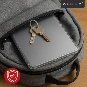 Ochranné puzdro pre Redmi Pad SE 11" 2023, zosilnené rohy, tenké a ľahké, nárazuvzdorné, Alogy FlexiShield™ – priehľadné