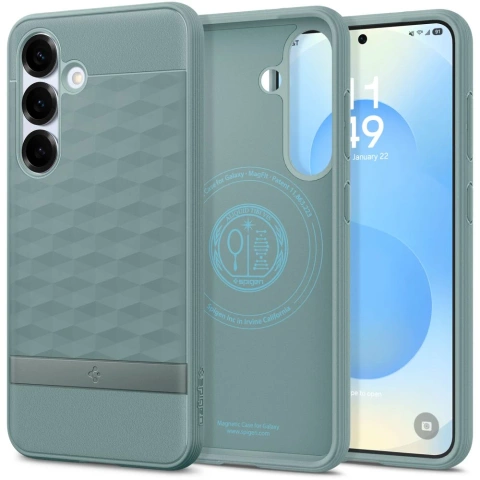 Чохол Spigen Parallax Mag для Samsung Galaxy S25 Sapphire Green