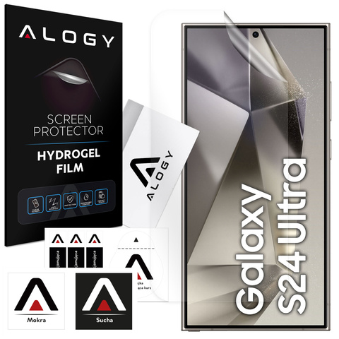 Гідрогелева плівка для Samsung Galaxy S24 Ultra захисний екран телефону Alogy Hydrogel Film