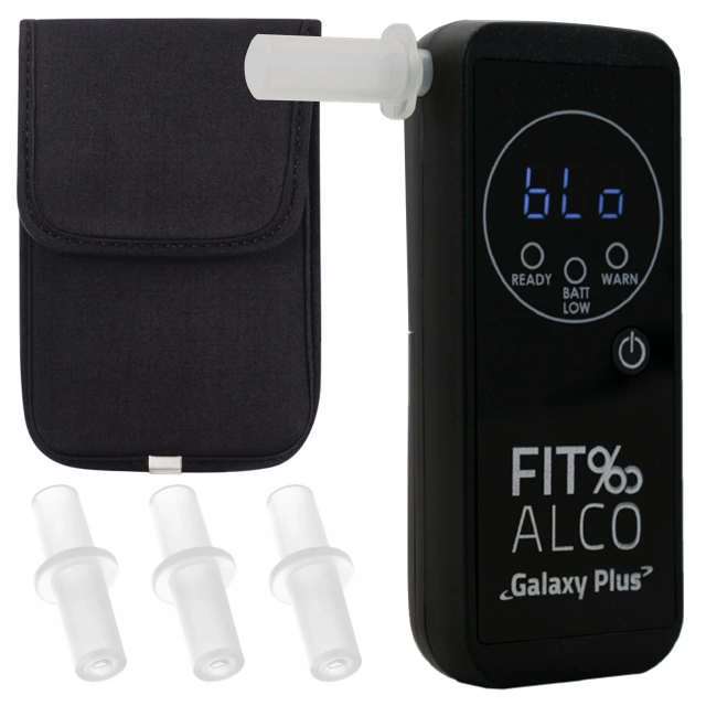 FITalco Galaxy Plus dechový analyzátor s platinovým elektrochemickým senzorem, elektrochemický, černý