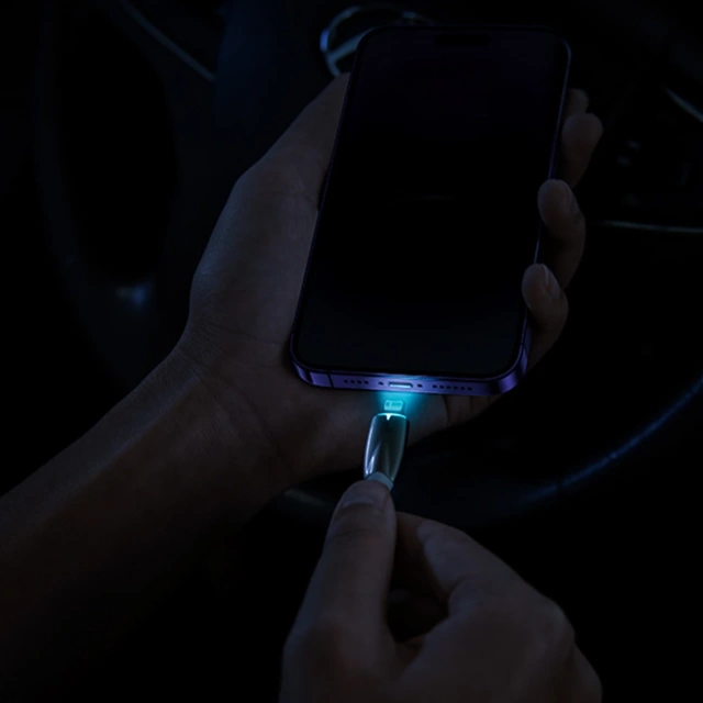 Baseus Glimmer Series Rychlé nabíjecí kabel USB-C 480 Mb/s PD 100 W 2 m černý