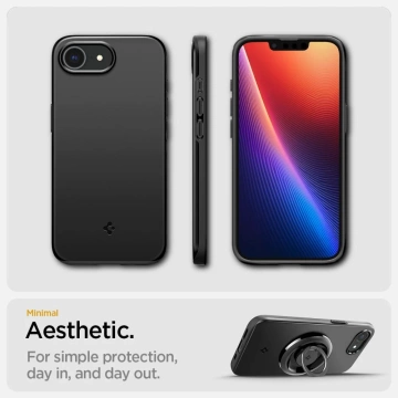 iPhone 16e Spigen Thin Fit Mag MagSafe Black Case