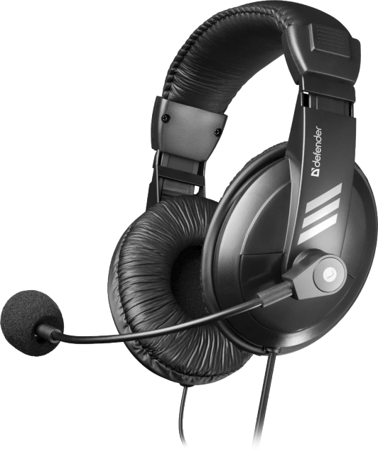 DEFENDER HEADPHONES WITH MICRO GRYPHON 750 4-PIN BLACK