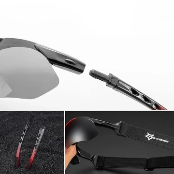 Rockbros 10134PL polarisierende Fahrradbrille – blau