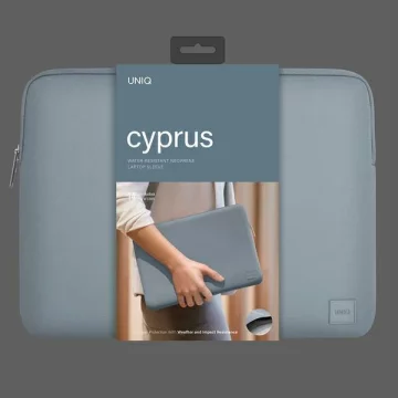 UNIQ torba kyperské pouzdro na notebook 14" niebieski/ocelová modrá Voděodolný neopren