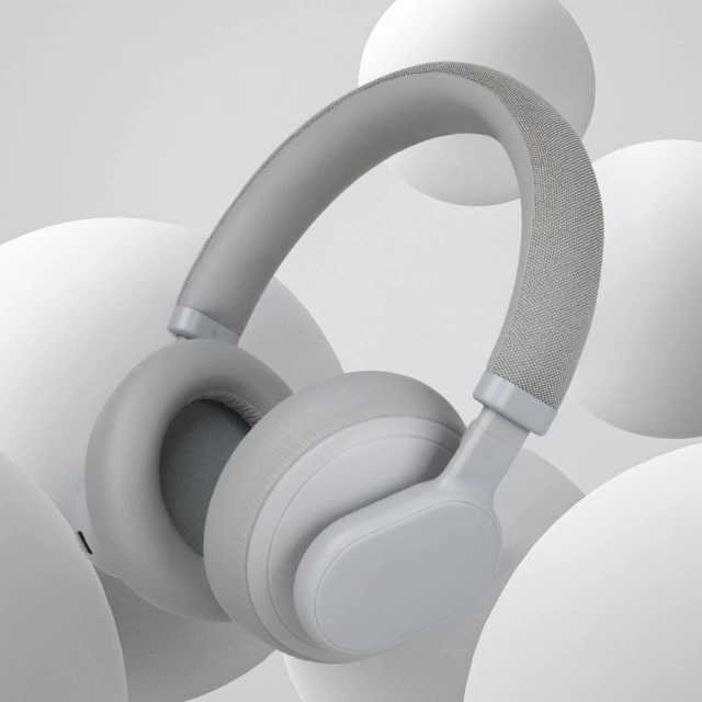 Бездротові накладні навушники Forcell F-Audio ANC Touch Beat сірого кольору