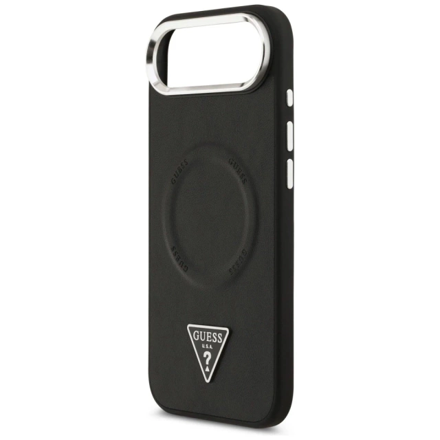 Etui Guess Triangle Logo MagSafe na iPhone 17 Air - Czarne