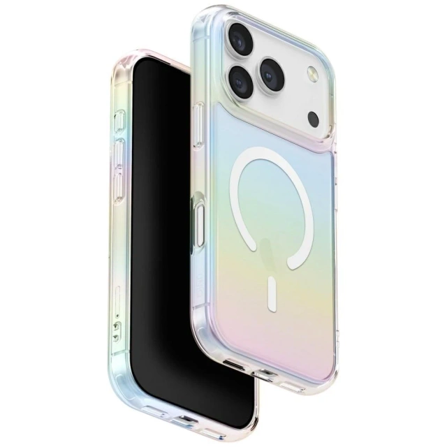 Etui Ochronne do iPhone 17 Pro Max UNIQ Iridescia MagClick Holo Quartz
