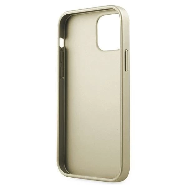 Guess GUHCP12LIGLGO iPhone 12 Pro Max 6,7" złoty/gold Hardcase Iridescent