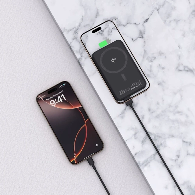 Powerbank Tech-Protect PB24 LifeMag Qi2 MagSafe 10000mAh Czarny