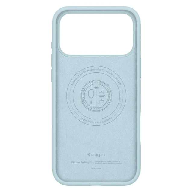 Etui do iPhone 17 Pro Spigen Silicone Fit Mag MagSafe Mute Blue