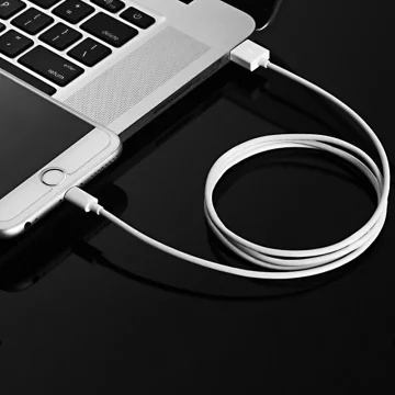 Certifikovaný kabel Choetech Kabel USB-A - Lightning MFI 1,8 m bílý (IP0027)