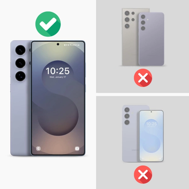 Panzerglas für Samsung Galaxy S25 Ultra Spigen Glas.TR EZ Fit HD 2er-Pack Klar