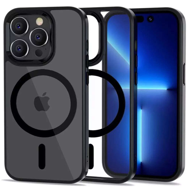 Захисний чохол Magmat MagSafe phone case для Apple iPhone 14 Pro Matte Black Glass