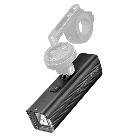 Lampka rowerowa Rockbros RHL1500 1500 lm + powerbank 5000 mAh IPX6 – czarna