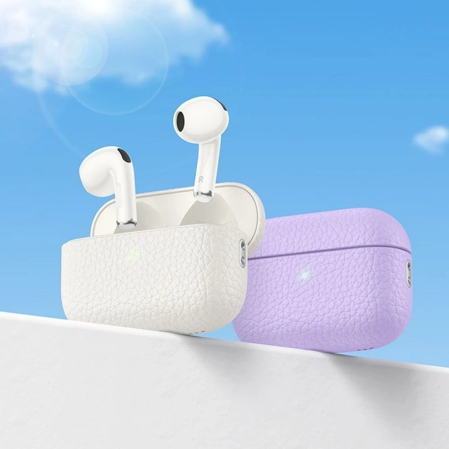 Bezdrôtové Bluetooth slúchadlá HOCO TWS EQ15 fialové