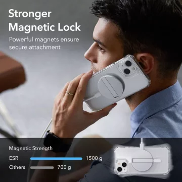 Esr air armor halolock magsafe iphone 14 pro čirý