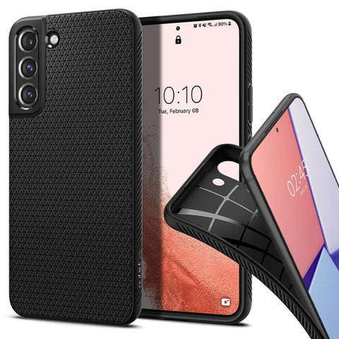 Чохол Spigen Liquid Air для Samsung Galaxy S22 Matte Black