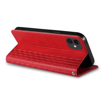Magnet Strap Case case for iPhone 12 wallet case mini lanyard pendant red