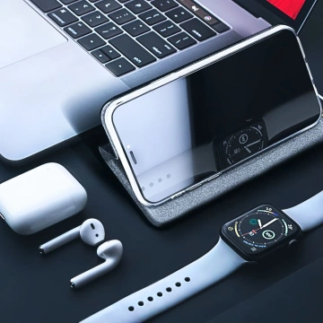 Чохол-книжка SENSITIVE для Samsung S25 Edge, чорний, з підставкою під телевізор
