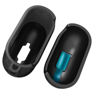 Чохол для Apple AirPods 4 Spigen Urban Fit чорного кольору з карабіном