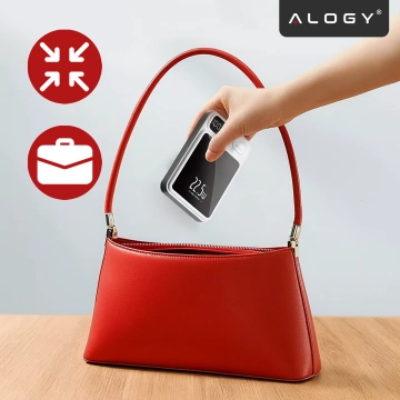 PowerBank Alogy MagCharge 22.5W PD20W PowerDelivery Fast Charging 10000mAh Wireless for MagSafe White