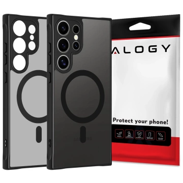 Hülle für Apple iPhone 16 Pro Max Alogy Anti-Shock Hybrid Case für MagSafe Transparent