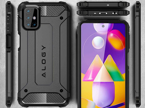 Alogy Hard Armor case for Samsung Galaxy M51 grey