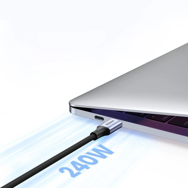 Kabel UGREEN kabel USB Typ C - USB Typ C Napájení 240W 5A 2m šedý (90440 US535)