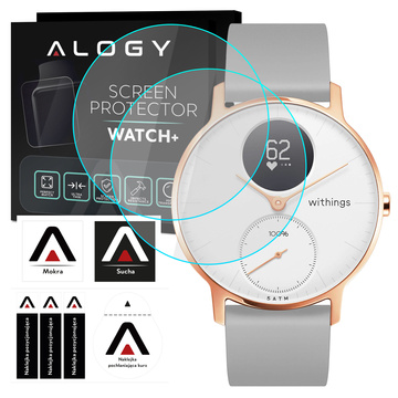 2x Alogy 9H tempered glass for Universal 36mm Diameter