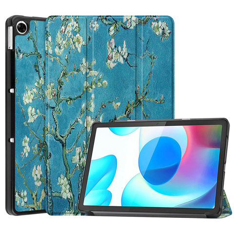 Alogy Book Cover for Realme Pad Blooming Almond (Van Gogh)