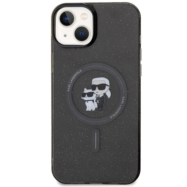 Чохол Karl Lagerfeld KLHMP15SHGKCNOK для iPhone 15 6.1" black/black hardcase Karl