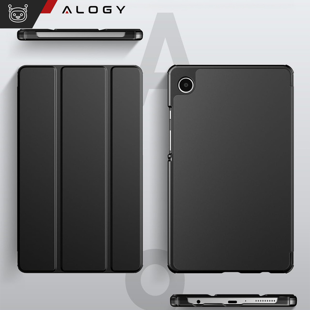 Etui do Samsung Galaxy Tab A9 2023 8.7" X110 / X115 obudowa na tablet Case Alogy Book Cover Czarne
