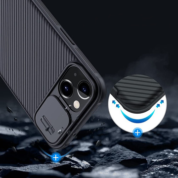 Nillkin CamShield Pro case for Apple iPhone 13 Mini Black Glass