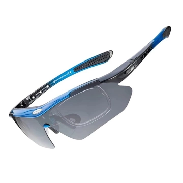 Rockbros 10134PL polarizing cycling glasses - blue